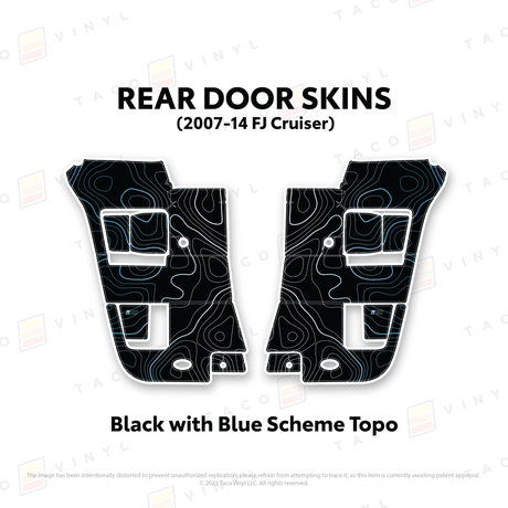 FJ Cruiser Door Skins - Xtrusion Overland