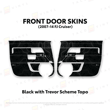 FJ Cruiser Door Skins - Xtrusion Overland
