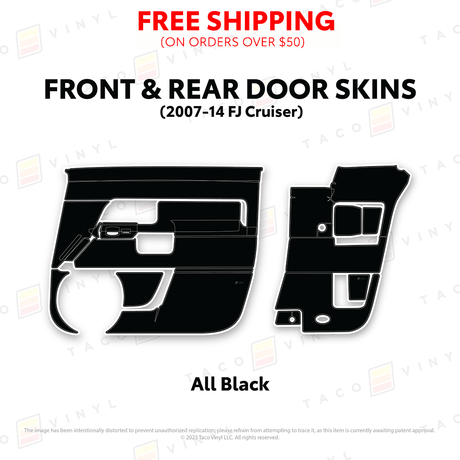FJ Cruiser Door Skins - Xtrusion Overland