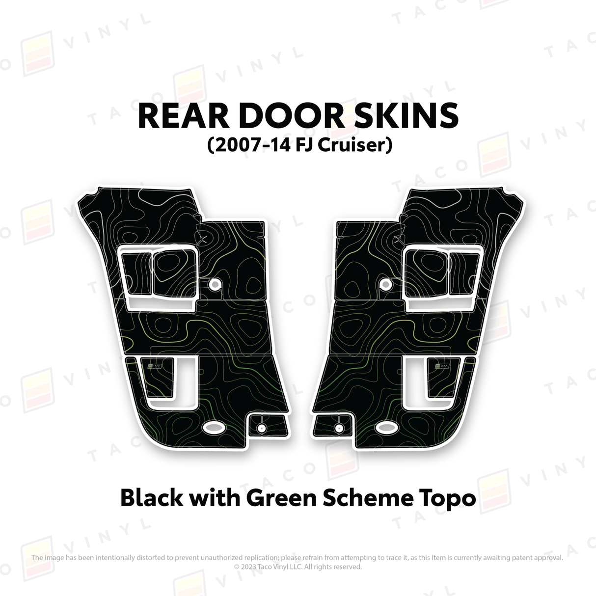 FJ Cruiser Door Skins - Xtrusion Overland