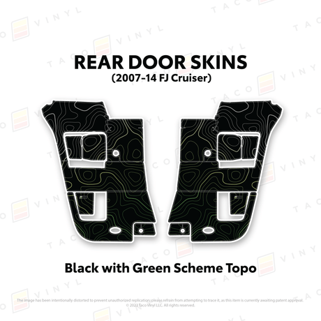 FJ Cruiser Door Skins - Xtrusion Overland