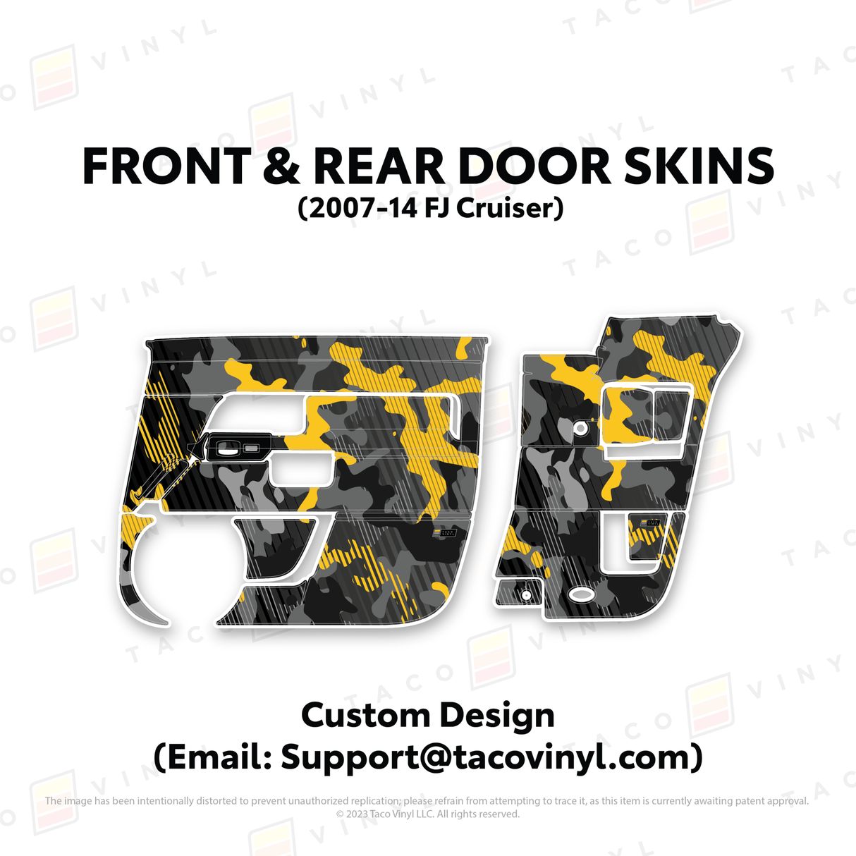 FJ Cruiser Door Skins - Xtrusion Overland