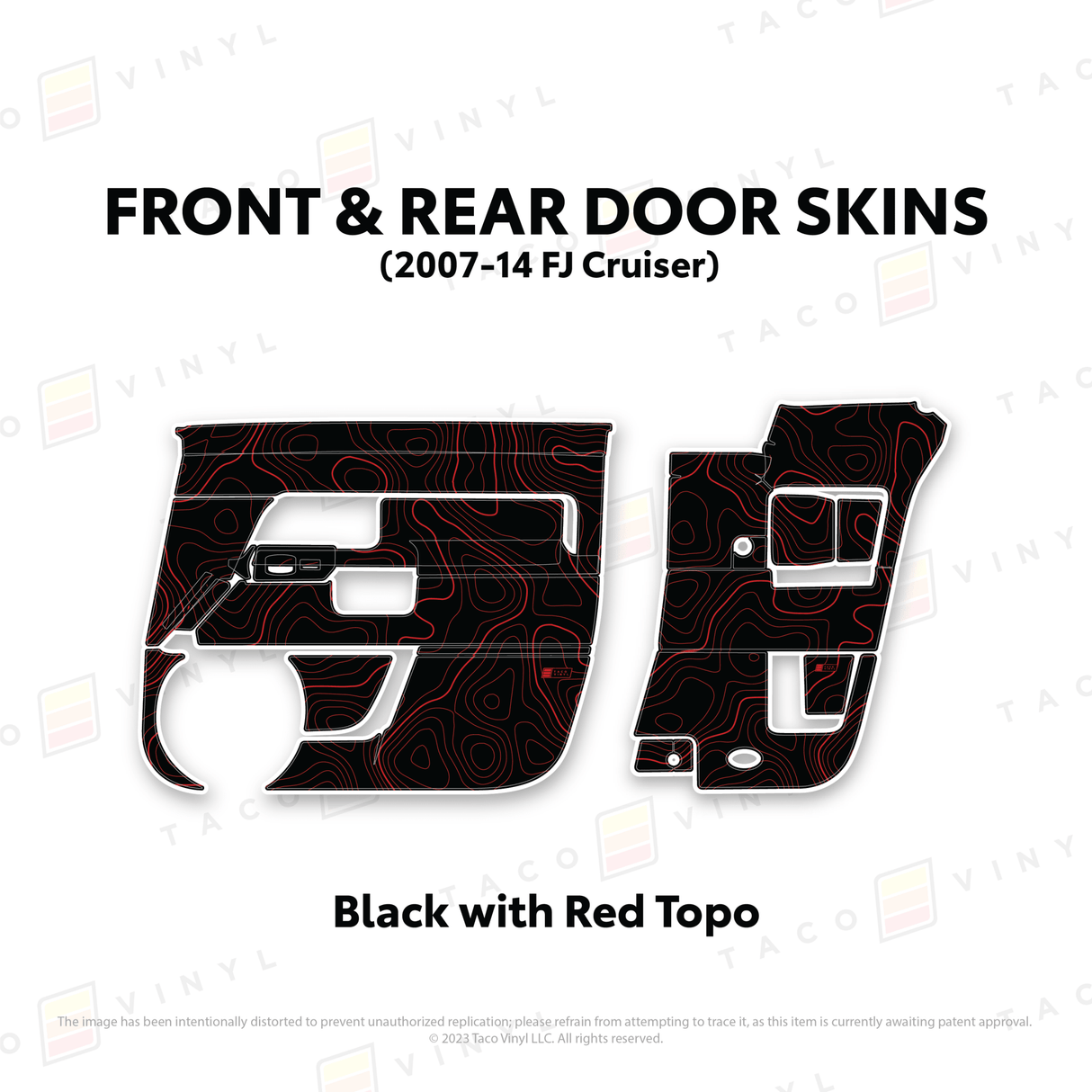 FJ Cruiser Door Skins - Xtrusion Overland