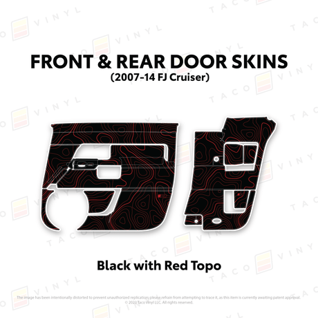 FJ Cruiser Door Skins - Xtrusion Overland