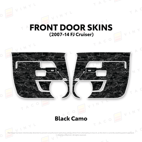 FJ Cruiser Door Skins - Xtrusion Overland