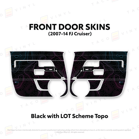 FJ Cruiser Door Skins - Xtrusion Overland