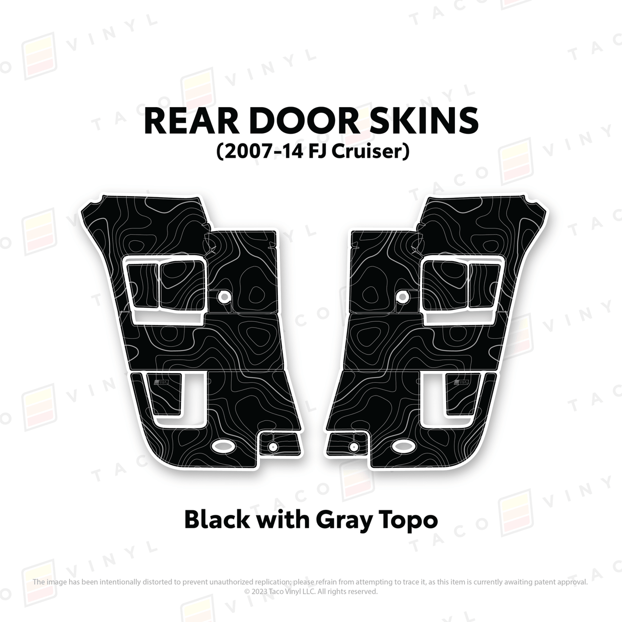 FJ Cruiser Door Skins - Xtrusion Overland