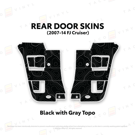 FJ Cruiser Door Skins - Xtrusion Overland