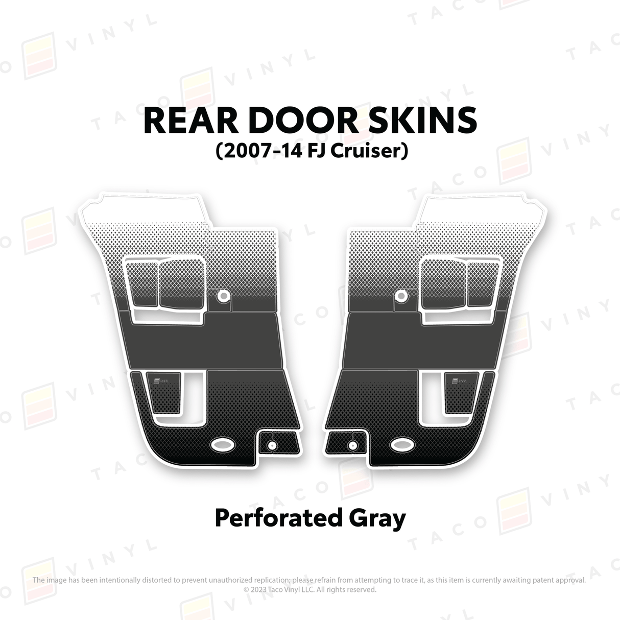 FJ Cruiser Door Skins - Xtrusion Overland