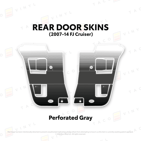 FJ Cruiser Door Skins - Xtrusion Overland