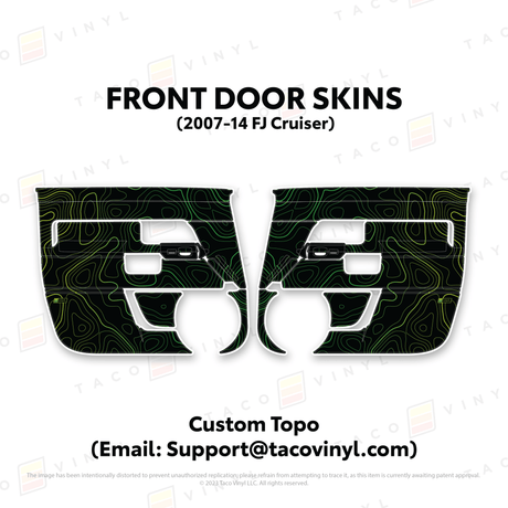 FJ Cruiser Door Skins - Xtrusion Overland