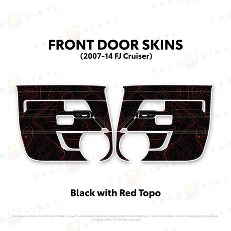 FJ Cruiser Door Skins - Xtrusion Overland