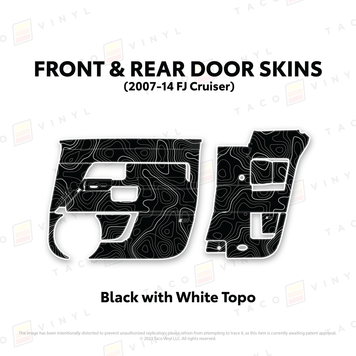 FJ Cruiser Door Skins - Xtrusion Overland