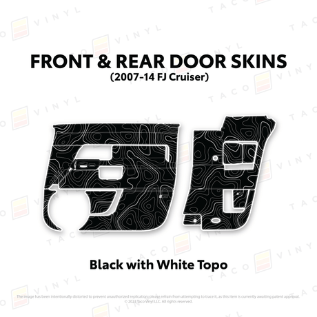 FJ Cruiser Door Skins - Xtrusion Overland