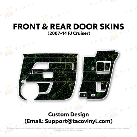 FJ Cruiser Door Skins - Xtrusion Overland