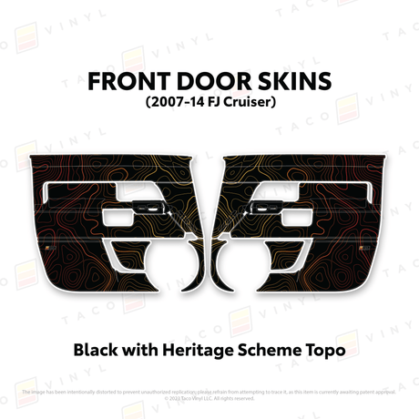 FJ Cruiser Door Skins - Xtrusion Overland