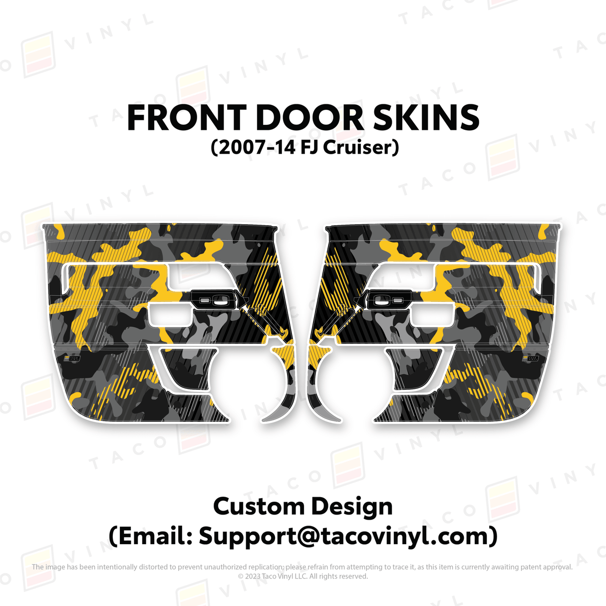FJ Cruiser Door Skins - Xtrusion Overland