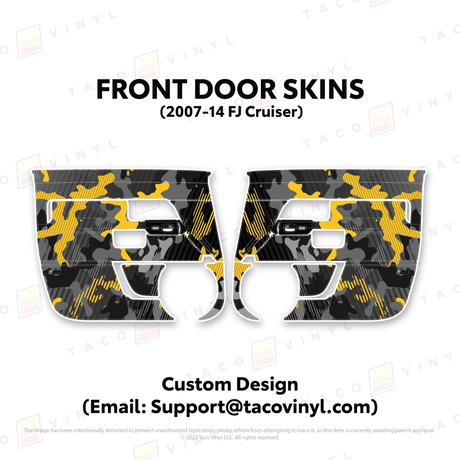 FJ Cruiser Door Skins - Xtrusion Overland