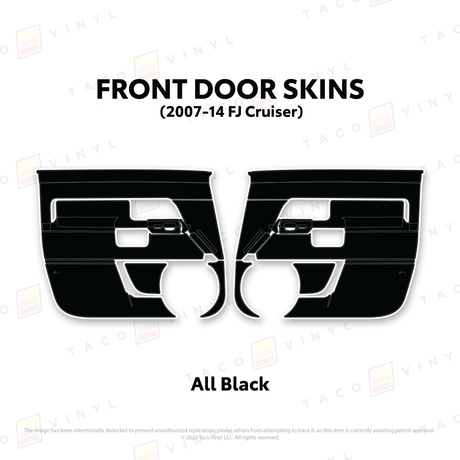 FJ Cruiser Door Skins - Xtrusion Overland