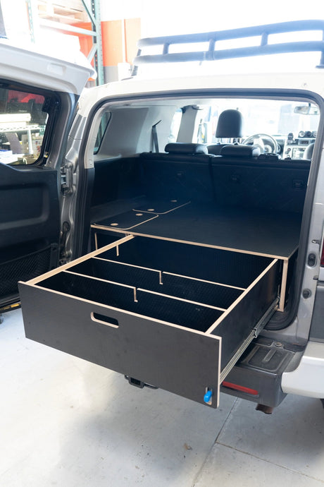 FJ Cruiser | Single Drawer Storage System & Sleeping Platform | 2007–2014 Toyota - Xtrusion Overland
