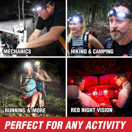 FLEXIT Headlamp PRO 6.5 - 650 lumens with 240° Halo Lighting - Xtrusion Overland