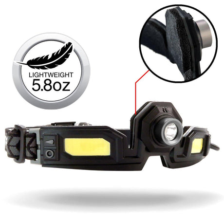 FLEXIT Headlamp PRO 6.5 - 650 lumens with 240° Halo Lighting - Xtrusion Overland