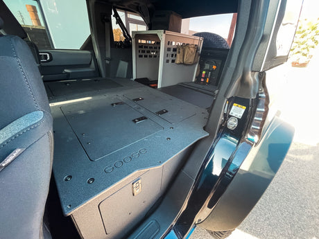 Ford Bronco 2021 - Present 6 Gen. 4 Door - Second Row Seat Delete Plate System - Module Height - Xtrusion Overland