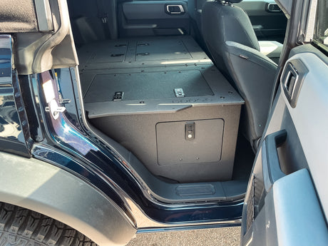 Ford Bronco 2021 - Present 6 Gen. 4 Door - Second Row Seat Delete Plate System - Module Height - Xtrusion Overland