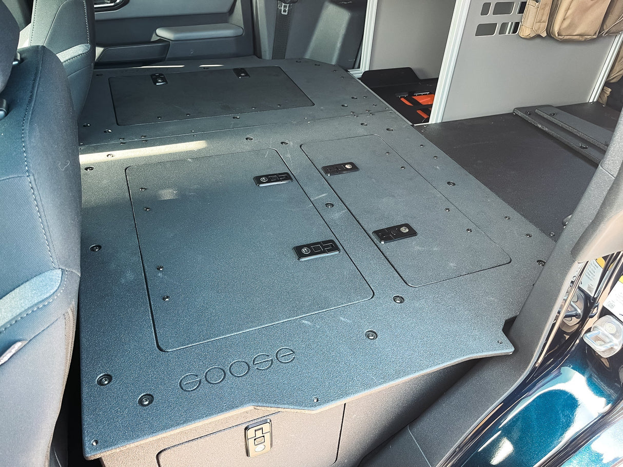 Ford Bronco 2021 - Present 6 Gen. 4 Door - Second Row Seat Delete Plate System - Module Height - Xtrusion Overland