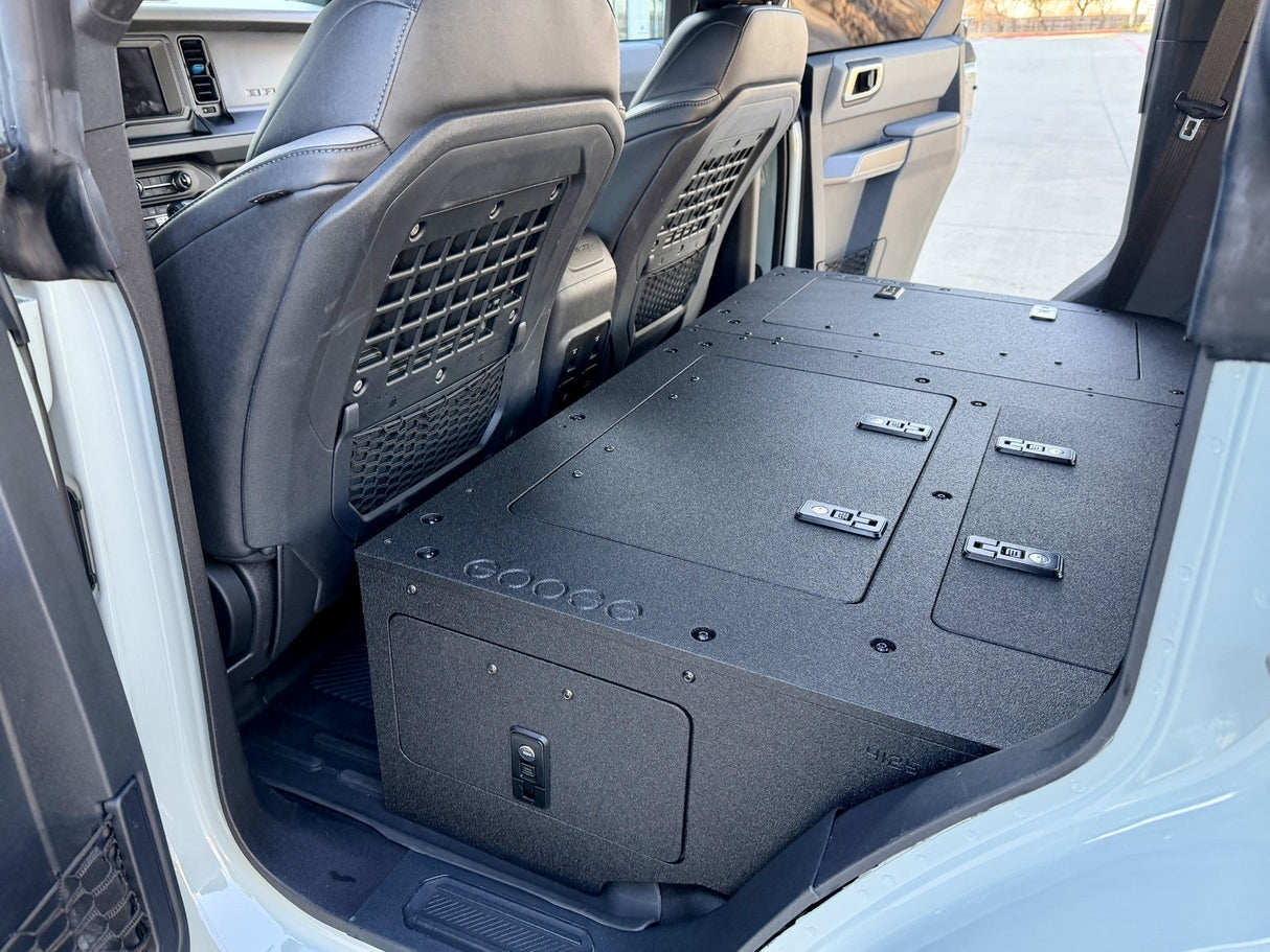 Ford - Bronco - 2021 - Present - 6th Gen - 4 Door - Explore Series - Seat Delete - Second Row - Low Profile - Xtrusion Overland
