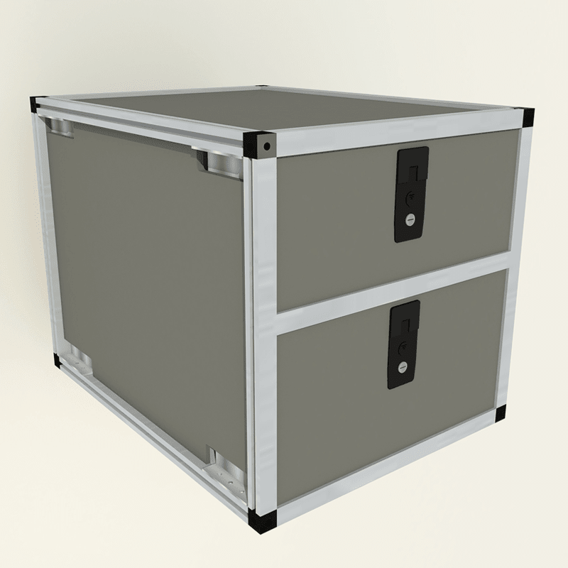 Ford Bronco 2021 - Present 6th Gen. - Double Drawer Module - 22 3/16" Wide x 25" Depth - Xtrusion Overland