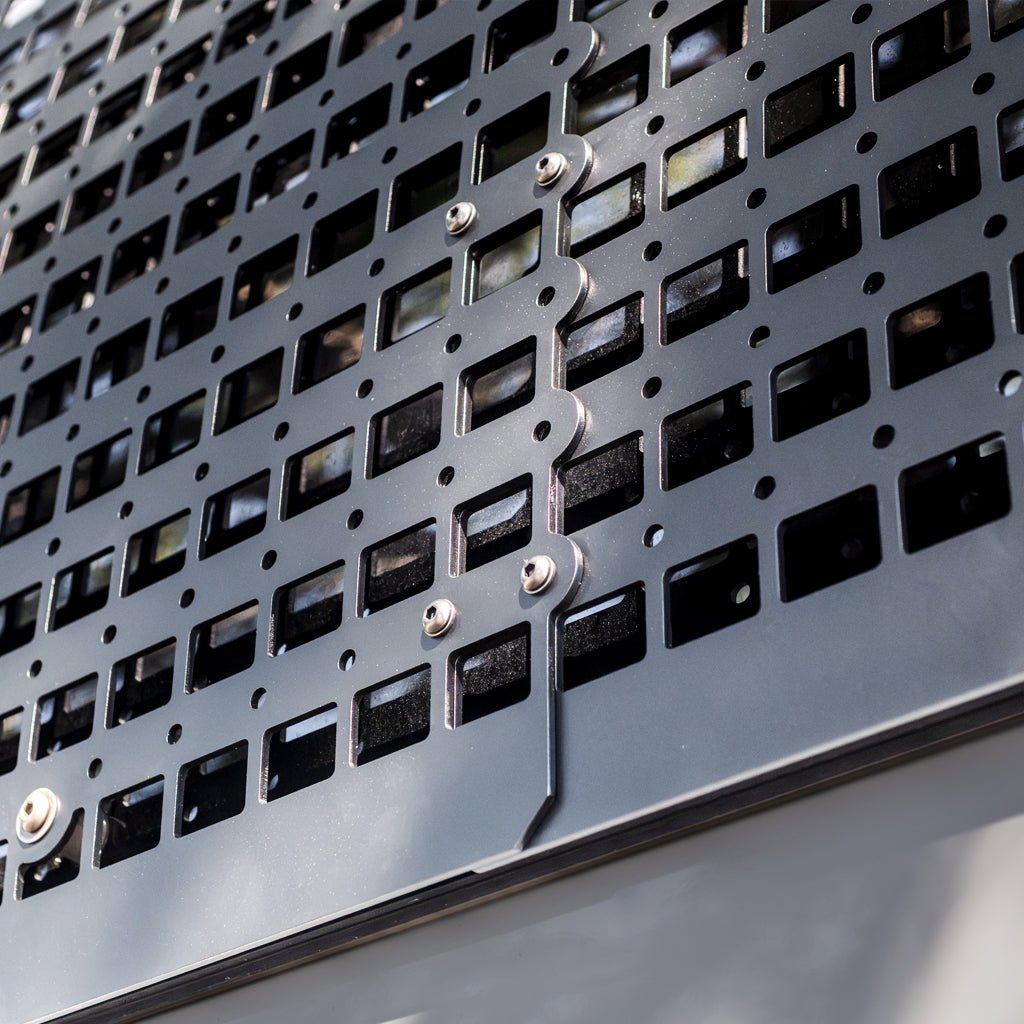 Ford E350 Drivers Side Window Molle GRIDS - Xtrusion Overland