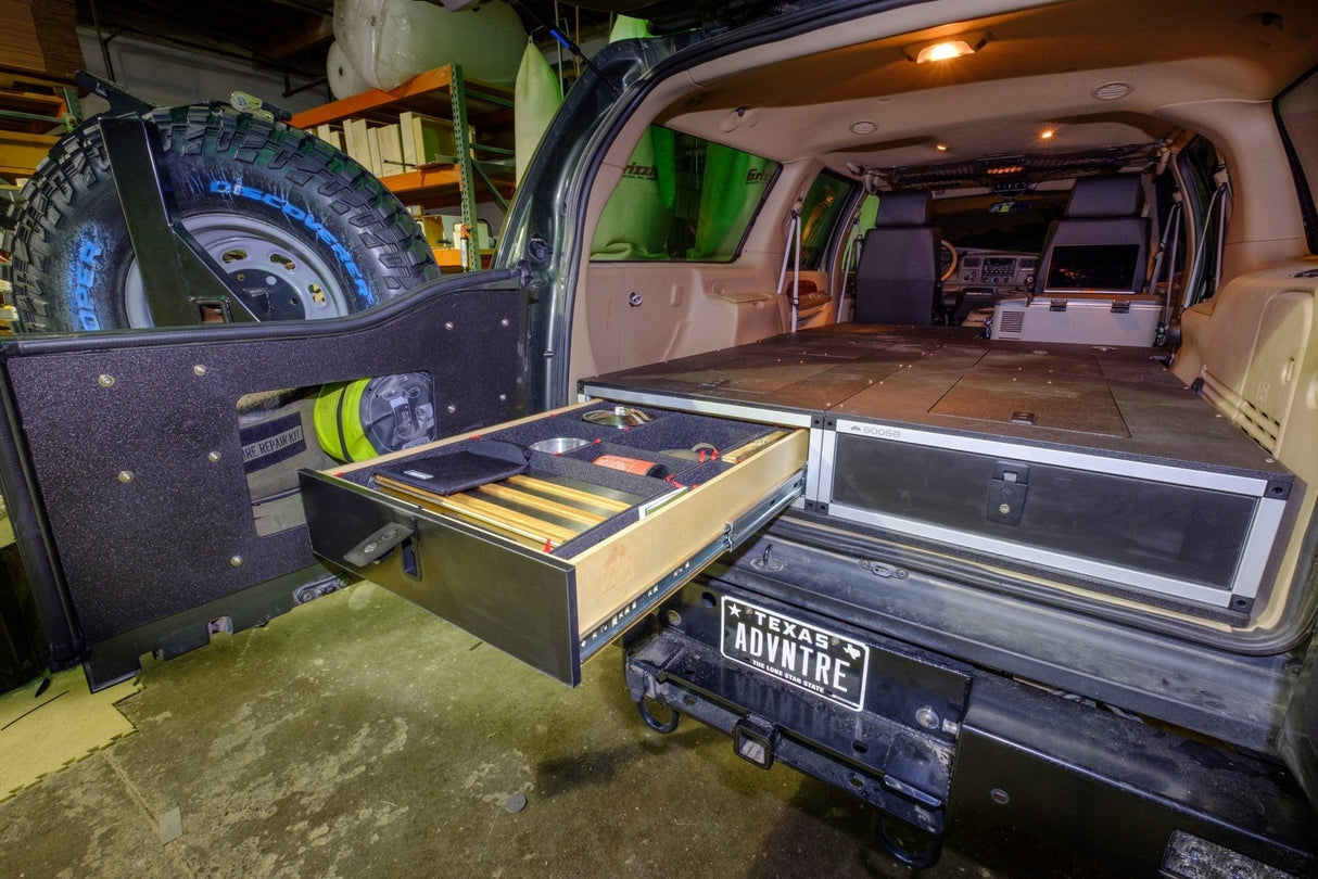 Ford Excursion 2000 - 2006 1st Gen. - Single Drawer Module - 25 3/4" Wide x 8" High x 59" Depth - Xtrusion Overland