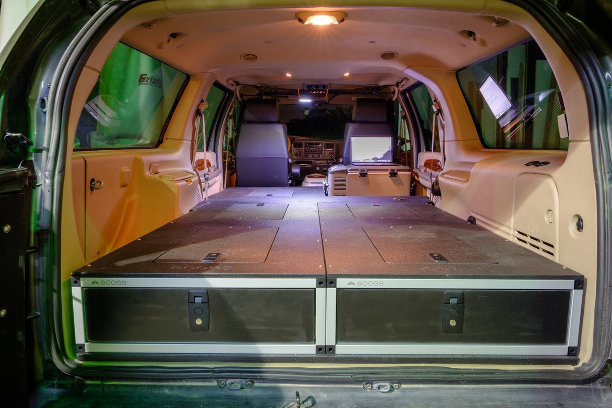 Ford Excursion 2000 - 2006 1st Gen. - Single Drawer Module - 25 3/4" Wide x 8" High x 59" Depth - Xtrusion Overland