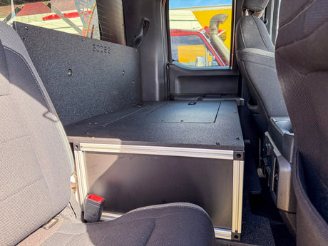 Ford - F150 - 2015 - Present - 13th - 14th Gen - Super Cab - without the center mounted B&O Subwoofer - Explore Series - Single Drawer Module - With Fitted Top Plate - Xtrusion Overland