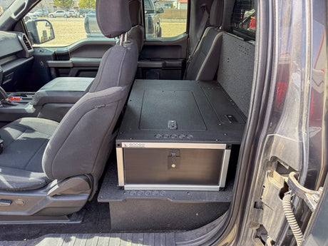 Ford - F150 - 2015 - Present - 13th - 14th Gen - Super Cab - without the center mounted B&O Subwoofer - Explore Series - Single Drawer Module - With Fitted Top Plate - Xtrusion Overland
