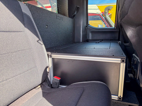 Ford - F150 - 2015 - Present - 13th - 14th Gen - Super Cab - without the center mounted B&O Subwoofer - Explore Series - Single Drawer Module - With Fitted Top Plate - Xtrusion Overland