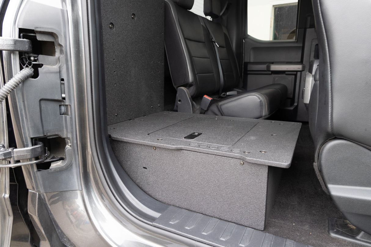 Ford F150 2015 - Present 13th & 14th Gen. SuperCab - Second Row Seat Delete Plate System - Xtrusion Overland