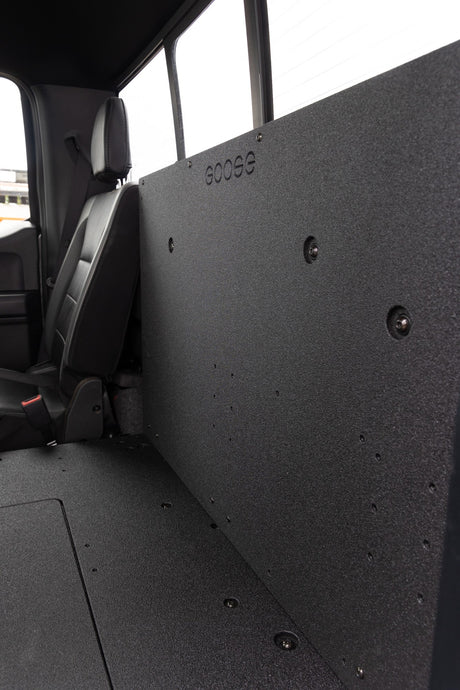 Ford F150 2015 - Present 13th & 14th Gen. SuperCab - Second Row Seat Delete Plate System - Xtrusion Overland