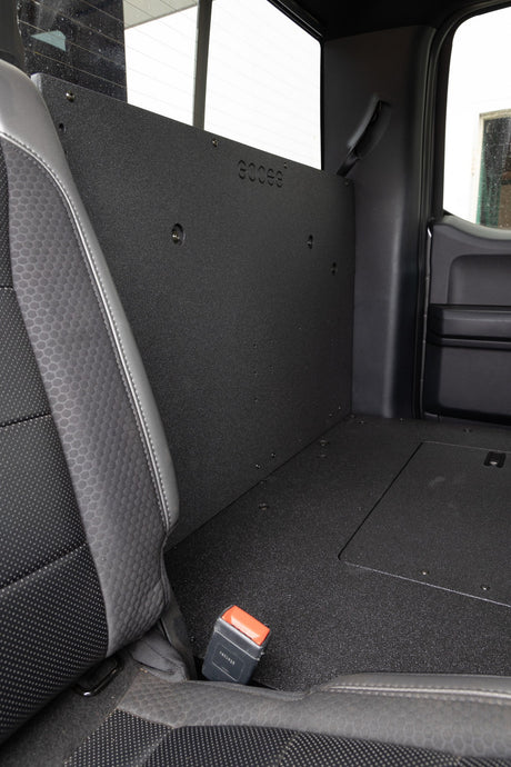 Ford F150 2015 - Present 13th & 14th Gen. SuperCab - Second Row Seat Delete Plate System - Xtrusion Overland