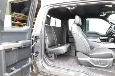 Ford F150 2015 - Present 13th & 14th Gen. SuperCab - Second Row Seat Delete Plate System - Xtrusion Overland