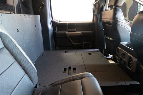 Ford F150 Raptor 2015 - 2020 2nd Gen. SuperCrew - Second Row Seat Delete Plate System - Xtrusion Overland