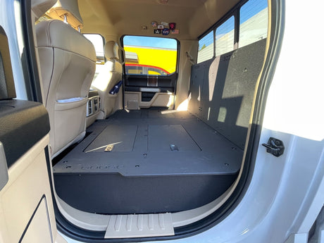 Ford F150 Raptor 2015 - 2020 2nd Gen. SuperCrew - Second Row Seat Delete Plate System - Xtrusion Overland