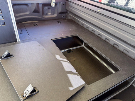 Ford F150 Raptor 2015-2020 2nd Gen. SuperCrew - Truck Bed Sleep Deck Drawer with Cubbie - Xtrusion Overland