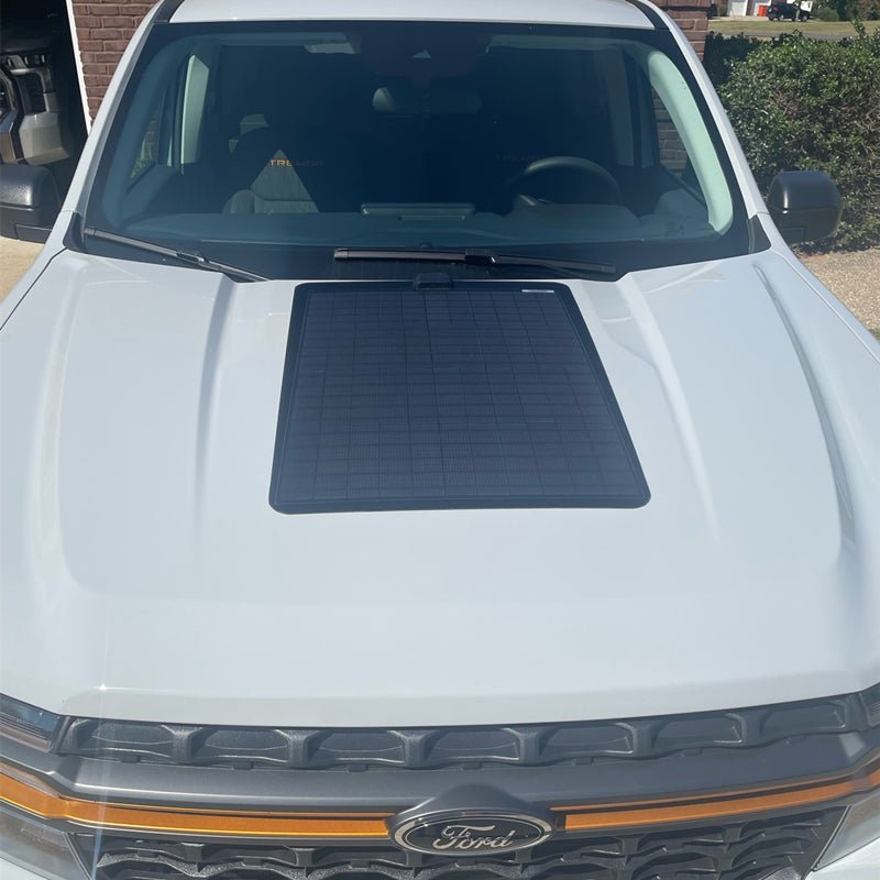 Ford Maverick (2022 - Present) Lensun 60W Hood Flexible Solar Panel - Xtrusion Overland