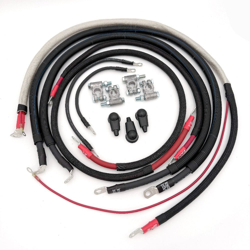 Ford Powerstroke 7.3 Diesel - F250/F350 Battery Cable Kit (1999-2003) - Xtrusion Overland