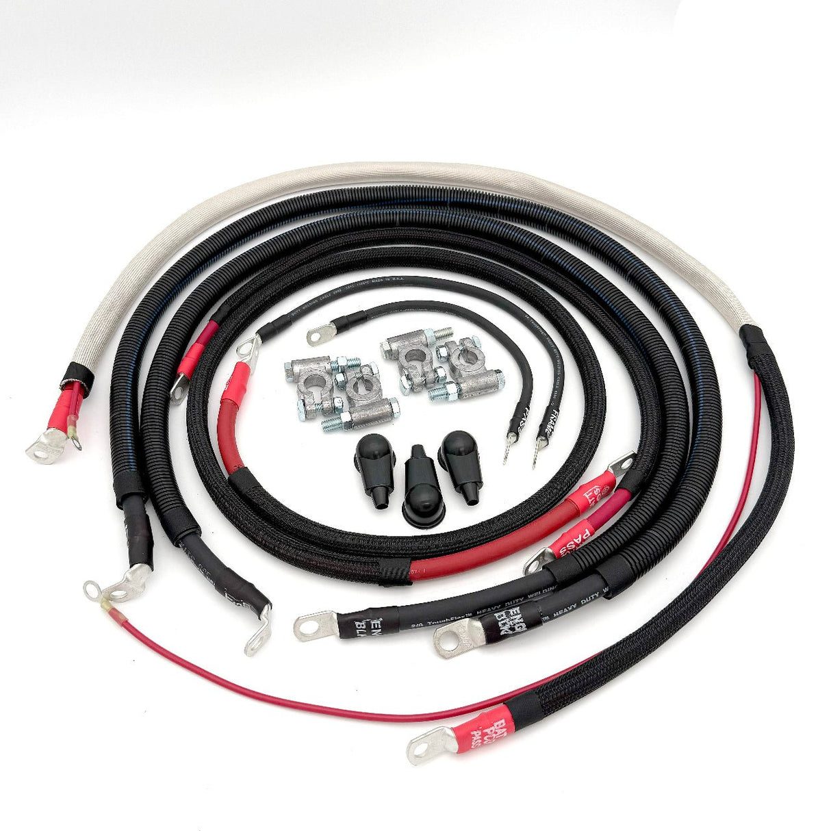 Ford Powerstroke 7.3 Diesel - F250/F350 Battery Cable Kit (1999-2003) - Xtrusion Overland