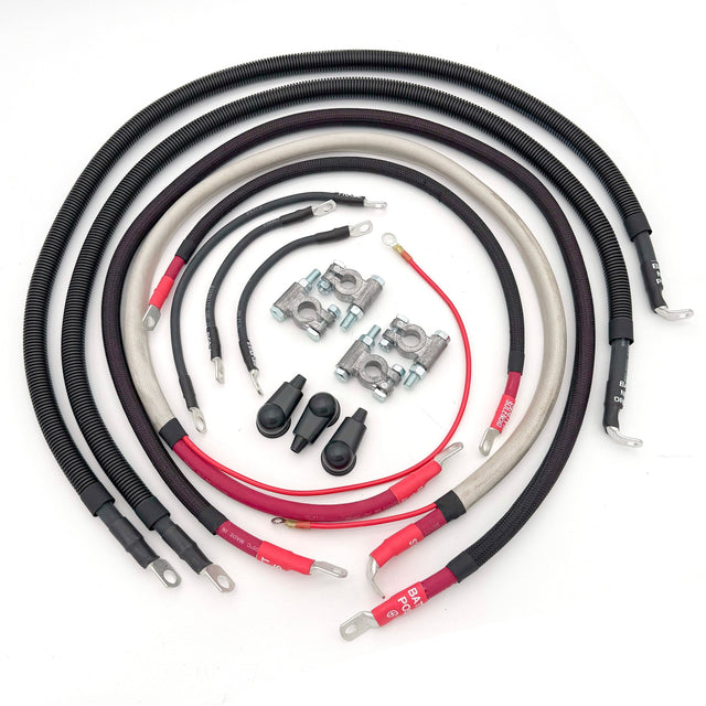 Ford Powerstroke 7.3 Diesel - F250/F350 Battery Cable Kit (1999-2003) - Xtrusion Overland