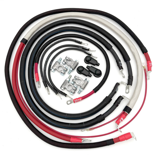 Ford Powerstroke 7.3 Diesel - F250/F350 OBS Battery Cable Kit (1990-1997) - Xtrusion Overland