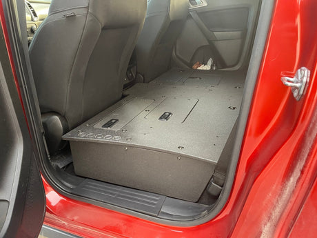 Ford Ranger 2019 - 2023 4th Gen. Super Crew - 100% Second Row Seat Delete Plate System - Xtrusion Overland